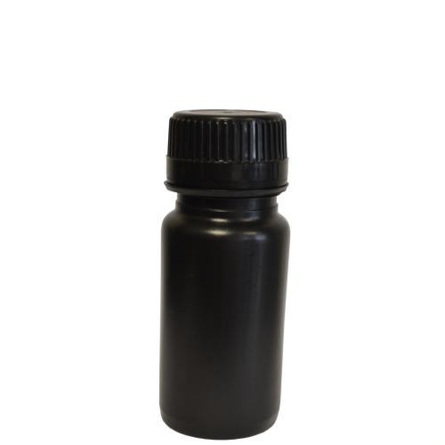 Flacon noir 125 ml PEHD pour produits photosensibles - au comptoir des flacons