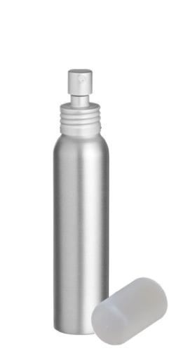 Flacon aluminium 100 ml avec spray crème