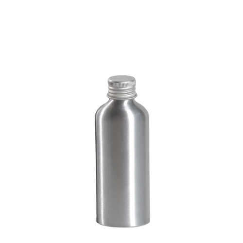 Flacon en aluminium argenté 100 ml - au comptoir des flacons