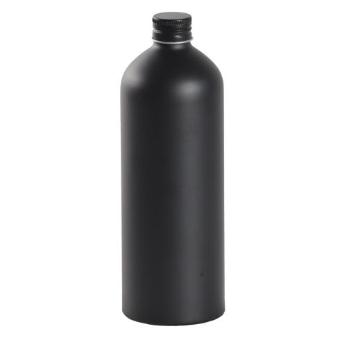 Flacon en aluminium noir mat 500 ml - au comptoir des flacons