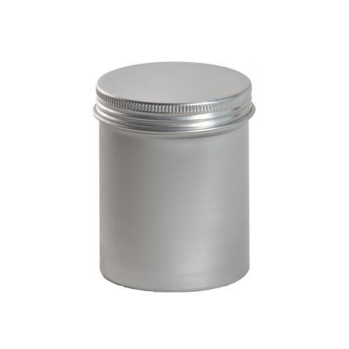 Pot aluminium avec couvercle à visser 250 ml - au comptoir des flacons