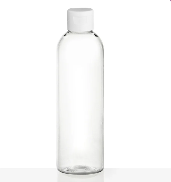 Flacon PET semi-transparent 50 ml capsule à charnière
