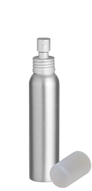 Flacon aluminium 100 ml avec spray crème