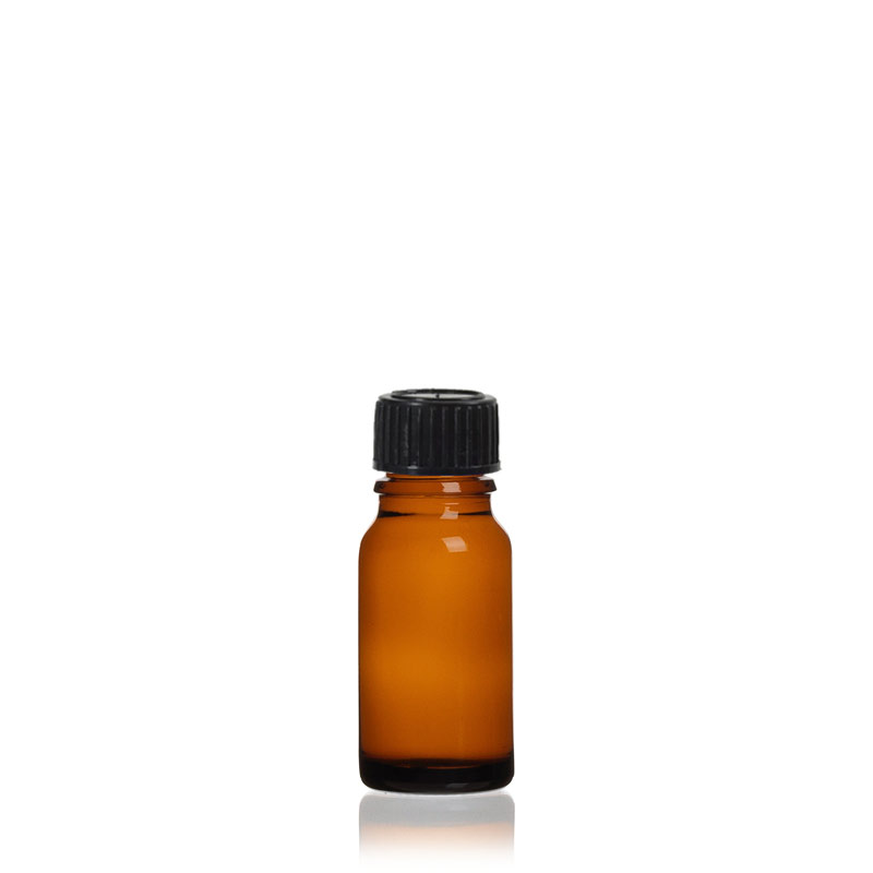 Bouteille en verre ambre 10ml pipette noir - Laboratoire Pure arôme -  Fournisseur de matières premières cosmétiques DIY