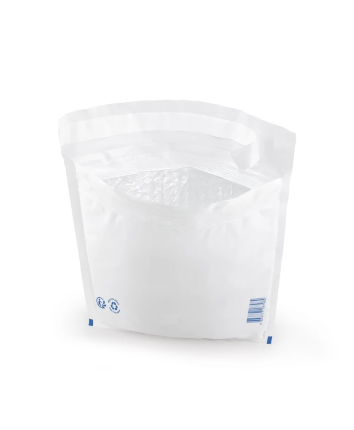Pochette plastique bulles blanche 27 x 36 cm - le colis de 100