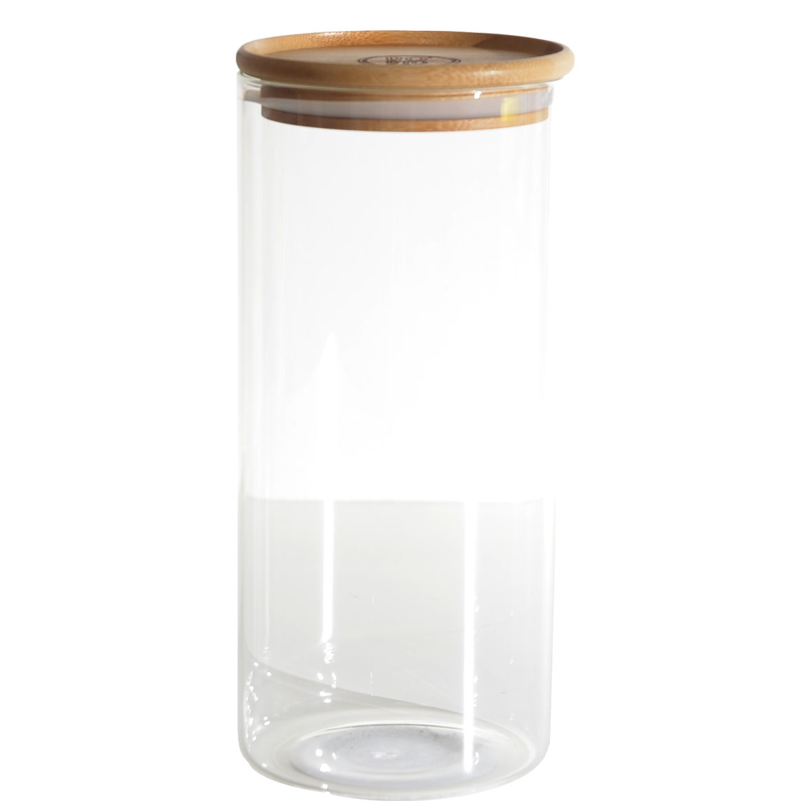 Momomi XL transparent naturelle pot de conservation en verre
