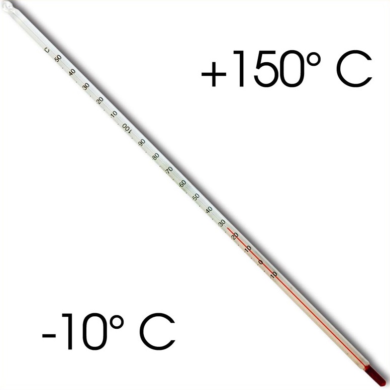 Thermomètres en verre sans mercure