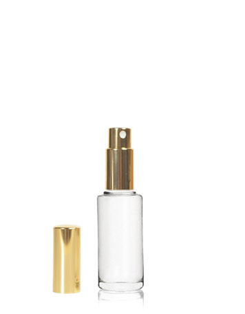 Flacons vaporisateurs de parfum en verre transparent personnalisés