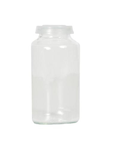 Pilulier verre transparent 65 ml