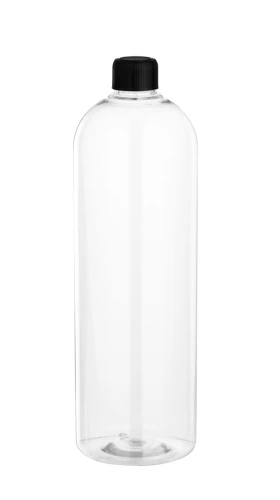Flacon PET transparent 1 L avec bouchon - au comptoir des flacons