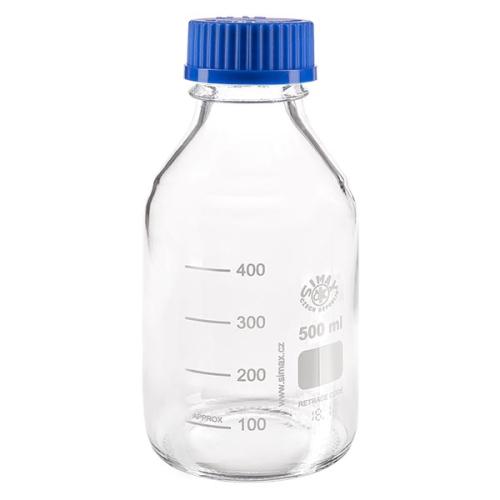 Flacon de laboratoire 500 ml gradué en verre borosilicaté