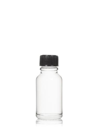 Flacon verre transparent 10 ml avec bouchon - au comptoir des flacons