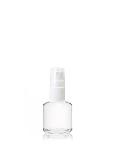 Vaporisateur verre 5 ml avec spray blanc